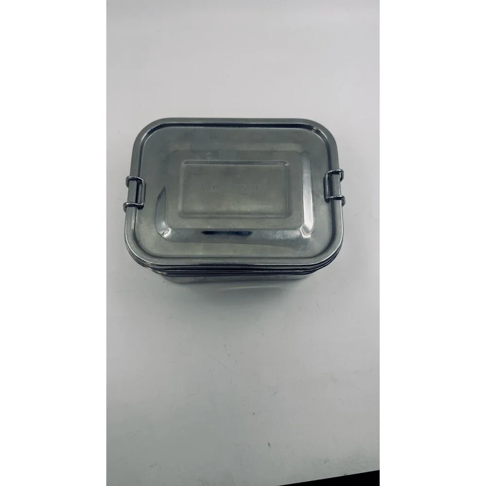 Grub2Go Premium Stainless Steel Bento Lunch Box, 2-Tier Stacking with Lid